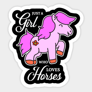 Horse design for girls Sticker